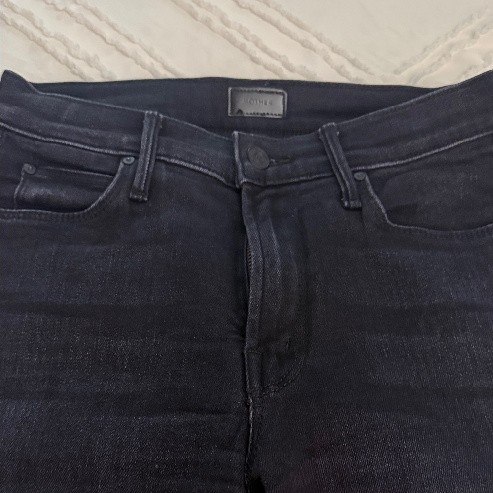 MOTHER Dazzler jeans mid rise ankle, deep end color